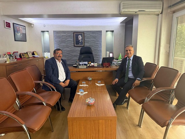 VALİ YARDIMCISI CİHANGİR GÜLER ZİRAAT ODASINI ZİYARET ETTİ.